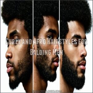 Curly and Afro Hairstyles for Balding Men