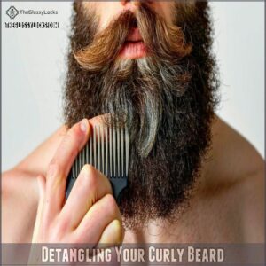 Detangling Your Curly Beard