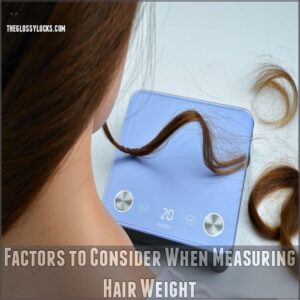 Factors to Consider When Measuring Hair Weight