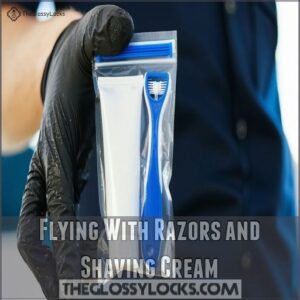 Flying With Razors and Shaving Cream