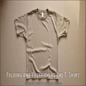 Folding and Positioning The T-Shirt