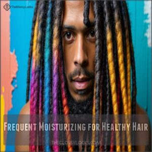 Frequent Moisturizing for Healthy Hair