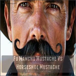 Fu Manchu Mustache Vs Horseshoe Mustache