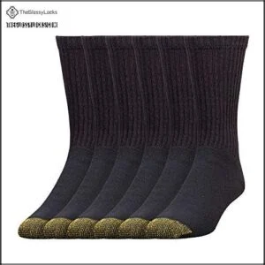 GOLDTOE Men's 656s Crew Athletic