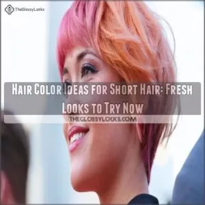 hair color ideas for short hair