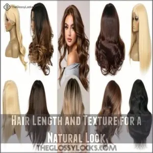 Hair Length and Texture for a Natural Look