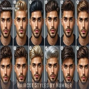 Haircut Styles by Number