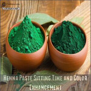 Henna Paste Sitting Time and Color Enhancement