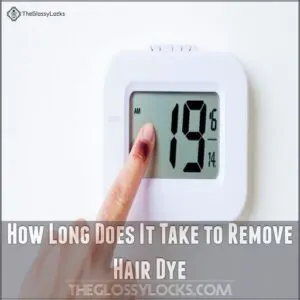 How Long Does It Take to Remove Hair Dye