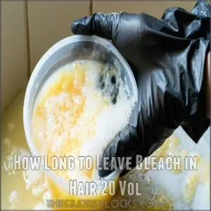 How Long to Leave Bleach in Hair 20 Vol