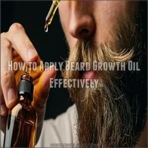 How to Apply Beard Growth Oil Effectively