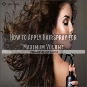 How to Apply Hairspray for Maximum Volume