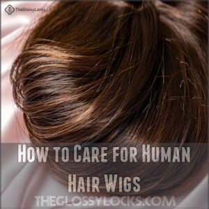 how to care for human hair wigs