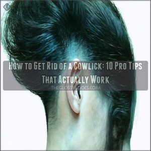 how to get rid of a cowlick