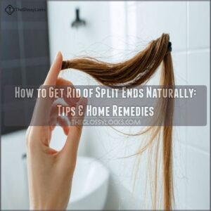 how to get rid of split ends naturally