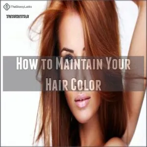 How to Maintain Your Hair Color