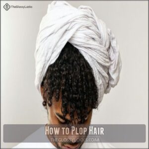 how to plop hair