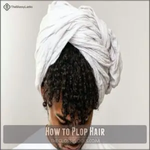 How to Plop Hair