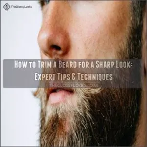 how to trim a beard for a sharp look