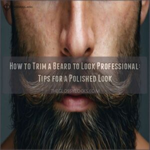 how to trim a beard to look professional