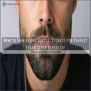 how to trim a long goatee how to trim a long goatee