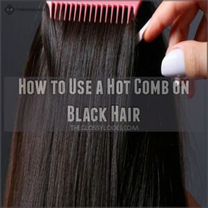 How to Use a Hot Comb on Black Hair