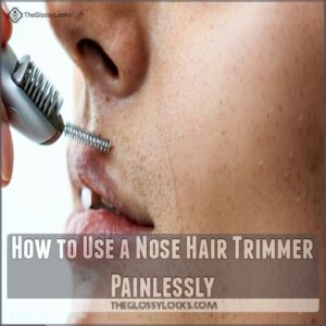 How to Use a Nose Hair Trimmer Painlessly