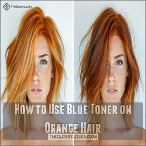 How to Use Blue Toner on Orange Hair