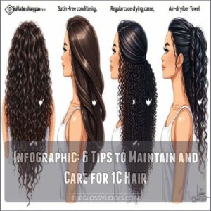 Infographic: 6 Tips to Maintain and Care for 1C Hair