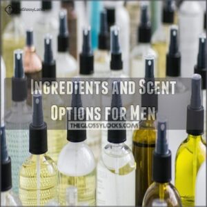 Ingredients and Scent Options for Men