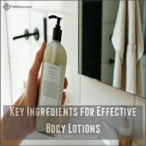 Key Ingredients for Effective Body Lotions