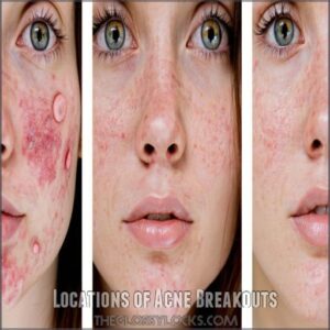 Locations of Acne Breakouts