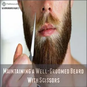 Maintaining a Well-Groomed Beard With Scissors