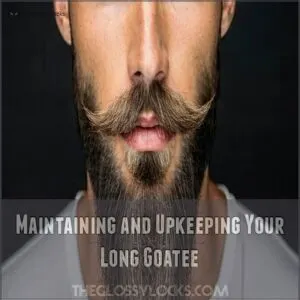Maintaining and Upkeeping Your Long Goatee