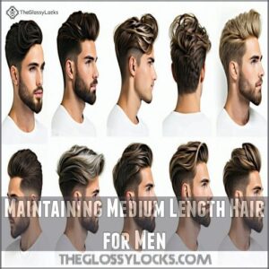 Maintaining Medium Length Hair for Men