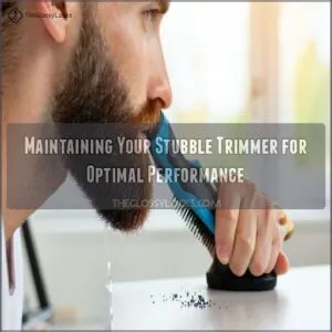 Maintaining Your Stubble Trimmer for Optimal Performance