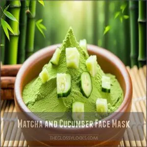 Matcha and Cucumber Face Mask