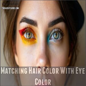 Matching Hair Color With Eye Color