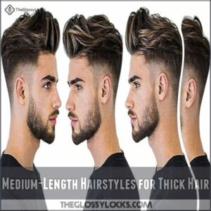 Medium-Length Hairstyles for Thick Hair