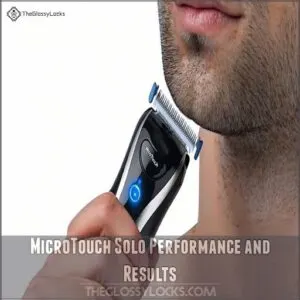 MicroTouch Solo Performance and Results