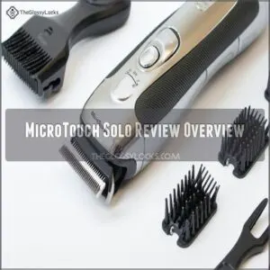 MicroTouch Solo Review Overview