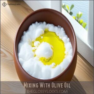 Mixing With Olive Oil