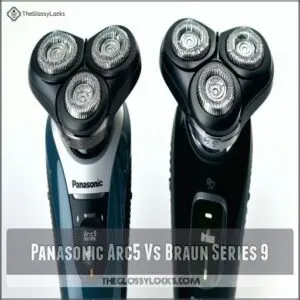 panasonic arc5 vs braun series 9