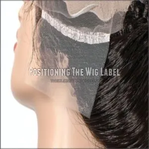 Positioning The Wig Label