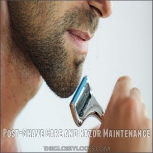 Post-Shave Care and Razor Maintenance