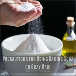 Precautions for Using Baking Soda on Gray Hair