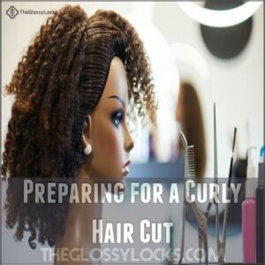 Preparing for a Curly Hair Cut