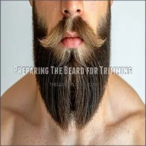 Preparing The Beard for Trimming