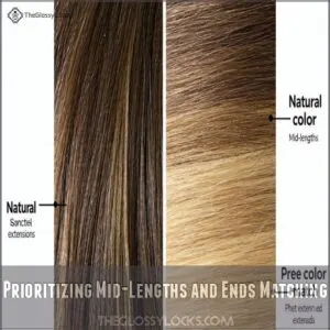 Prioritizing Mid-Lengths and Ends Matching