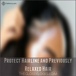 Protect Hairline and Previously Relaxed Hair